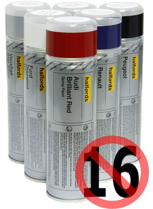 Halfords scratch chip repair for Vauxhall Opel Carbon Black 142681