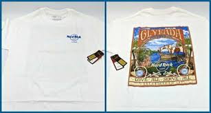 Hard Rock Men T Shirt White Glyfada Medium