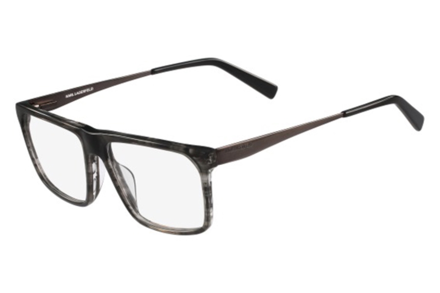 Karl Lagerfeld Designer Eyewear Optical Frame Model Striped Grey KL916 084
