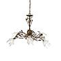 Philips Massive Indy Chandelier Black Gold Ceiling Light