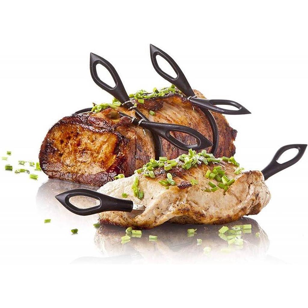 Vacuvin Roast Clips And Skewers Set