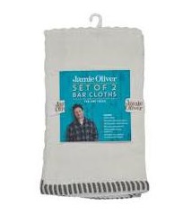 Jamie Oliver Set Of 2 Bar Kitchen Cloths Warm