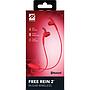 Zagg iFrogz Free Rein 2 Sport in Ear Bluetooth Earbuds - Red