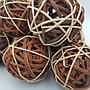 Wicker Rattan Balls Home Christmas Wedding Party Decorative Crafts 16Pcs