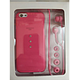 White Diamonds Crystal Earphones & Crystal Case Pink iPhone 6